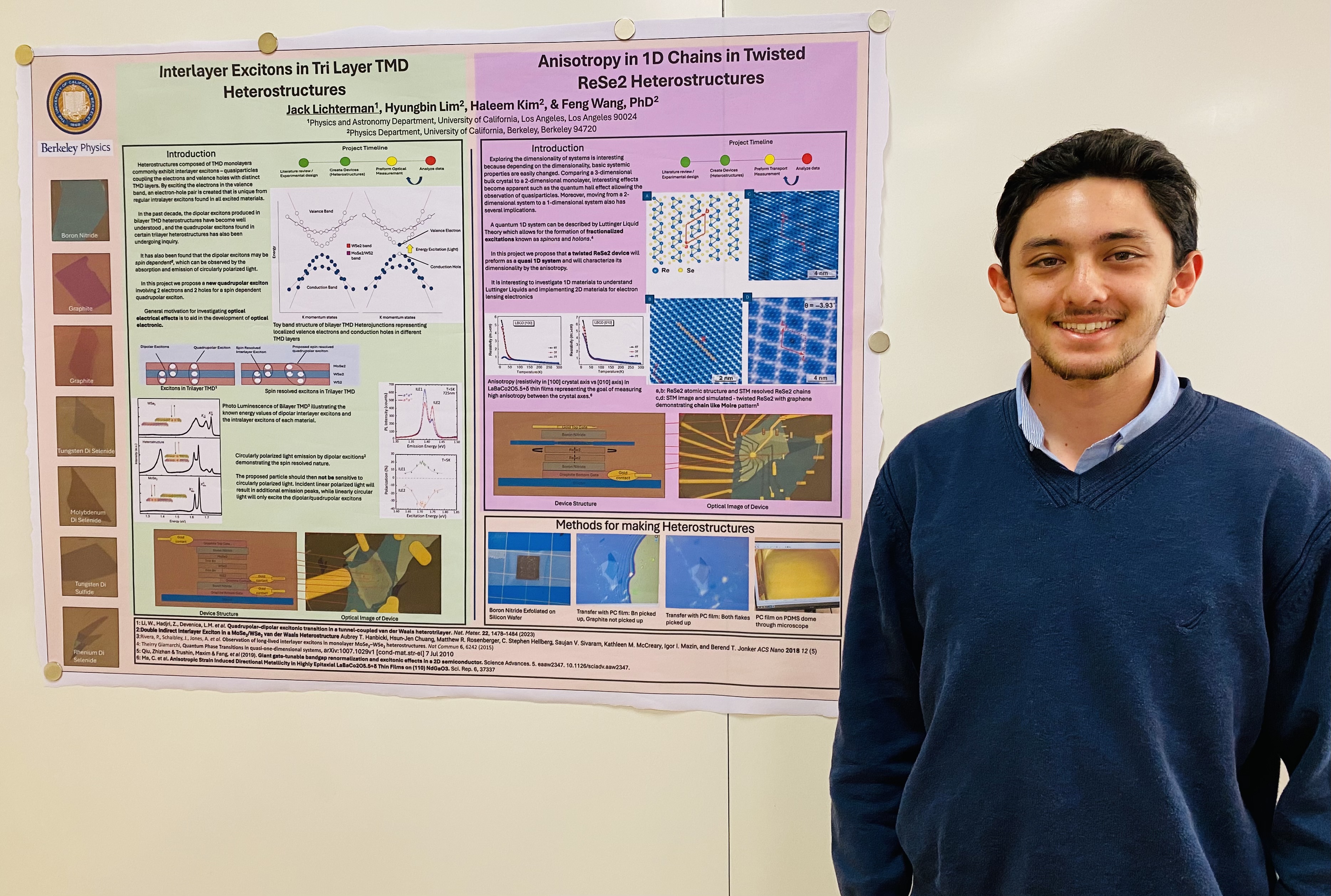 2024 Visiting Scholar, Jack, at UC Berkeley's Summer Poster Showcase